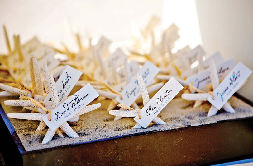 Tableau Mariage per il matrimonio sulla spiaggia