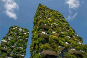 I grattacieli del bosco Verticale a Milano