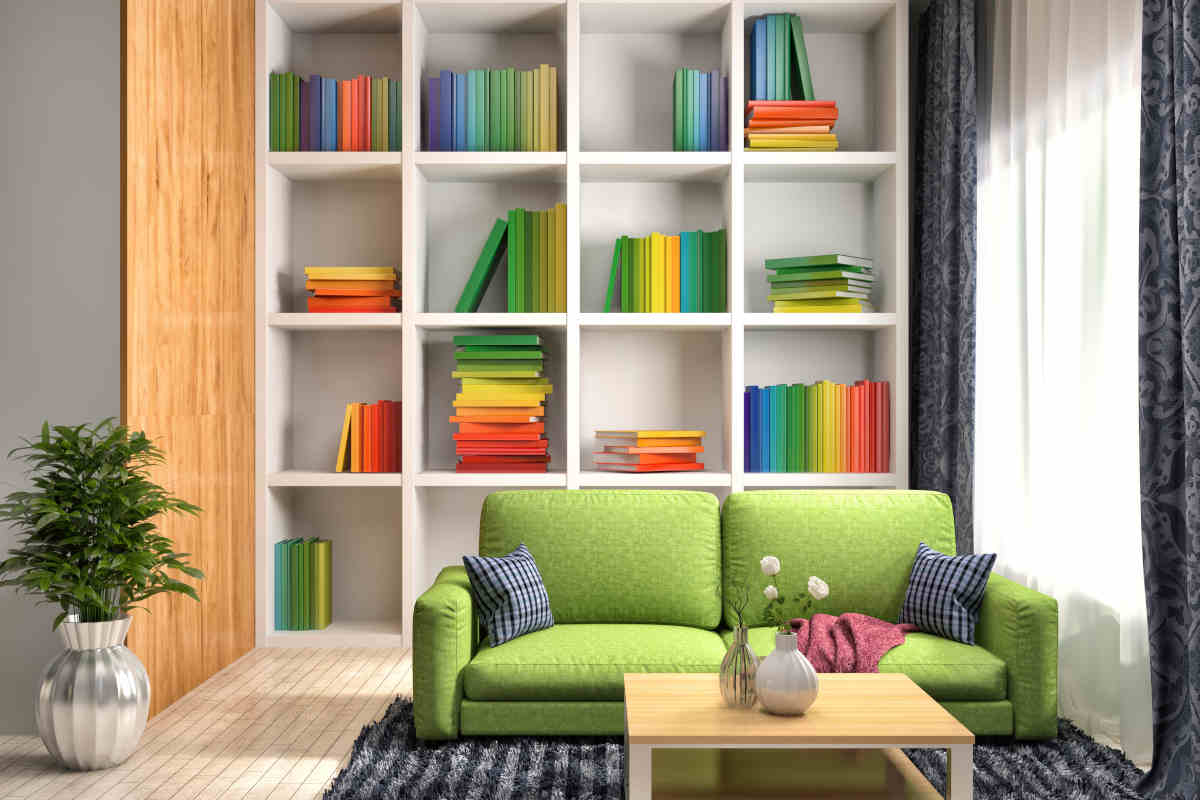 Maxi libreria+poltrona lounge: perfetto angolo lettura