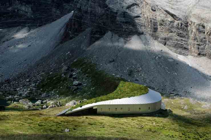 Refuge de Barroude Snøhetta