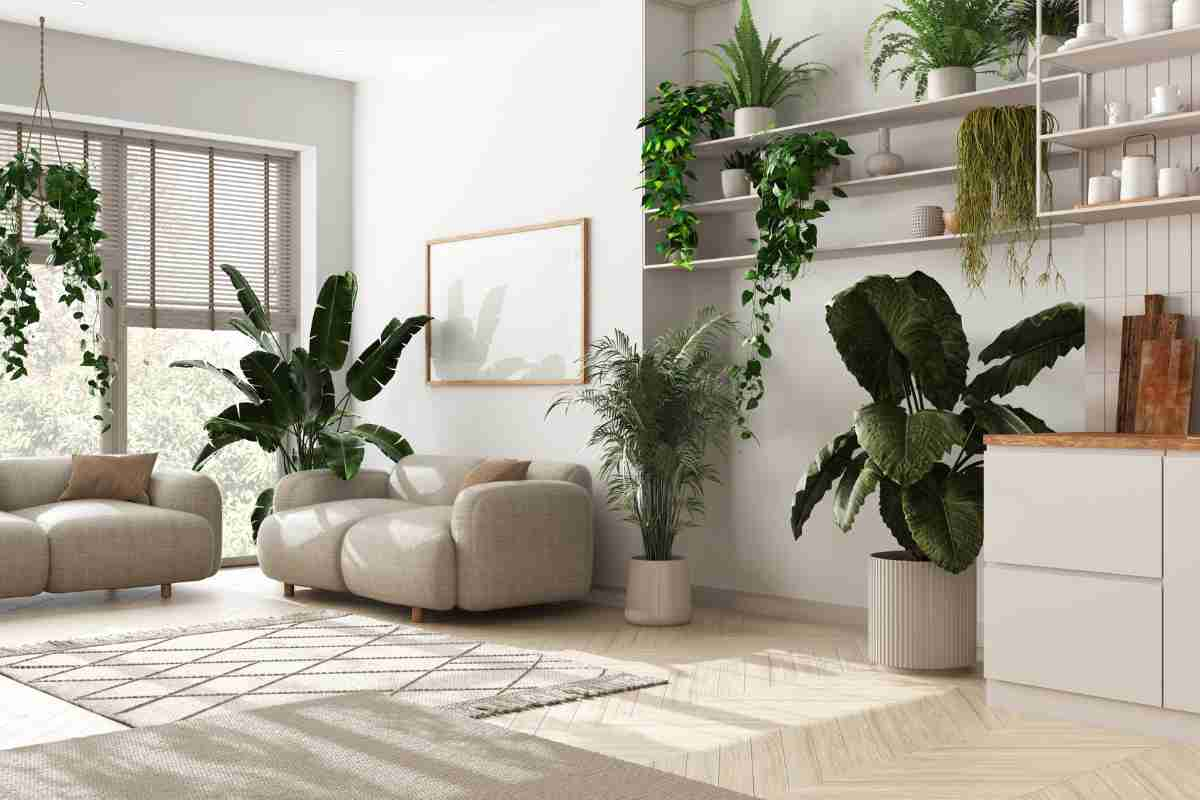 esempio di come arredare casa stile jungle