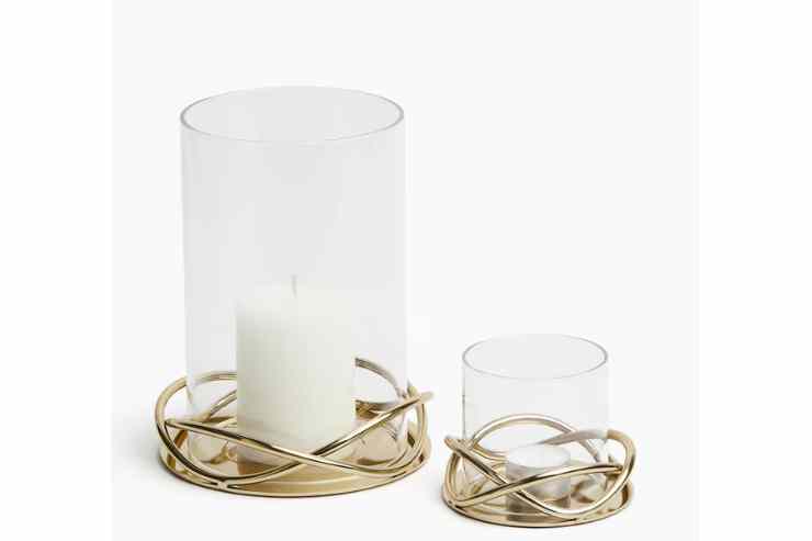 Lanterna in vetro e metallo H&M Home 