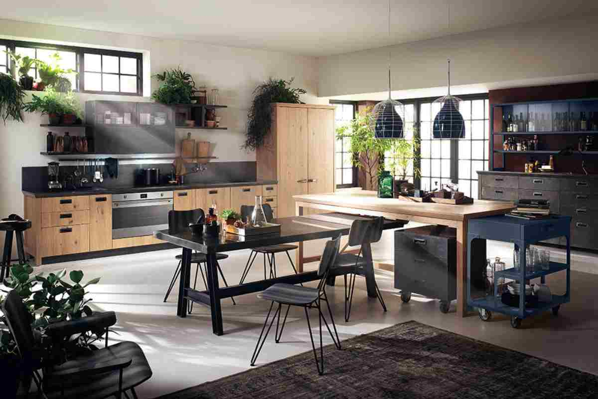 Cucina stile industriale scavolini Diesel Social Kitchen