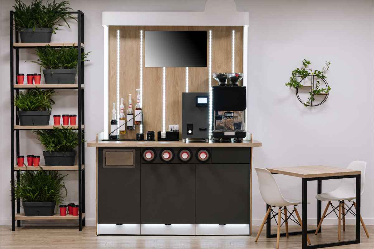 Mobile adibito ad Angolo caffè bello e funzionale a casa