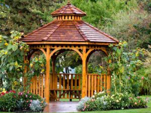 Gazebo di design in legno