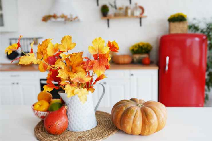 Decorazioni autunnali per la cucina 