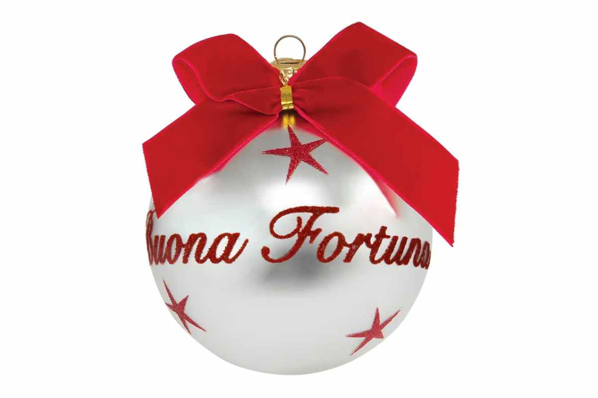 Pallina di Natale Buona Fortuna Kasanova