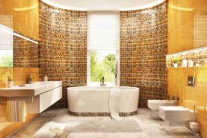 Mosaico bagno idee