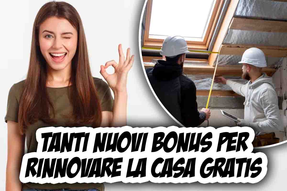 Bonus per rinnovare casa gratis