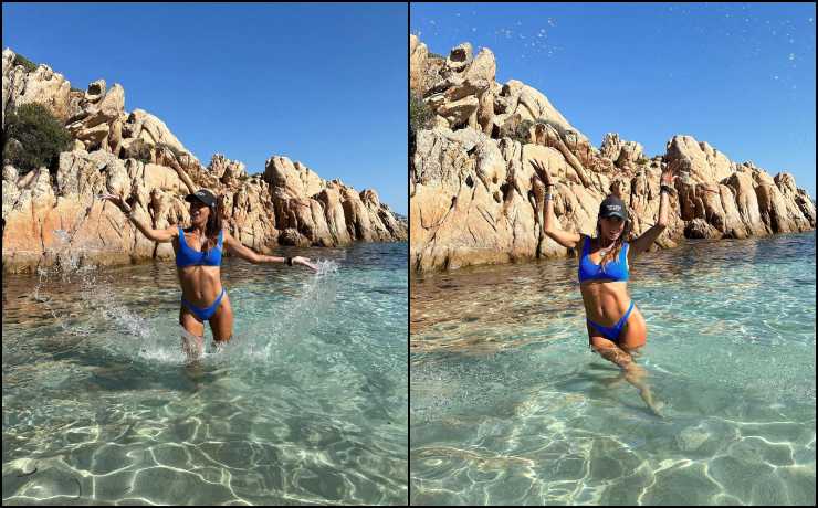 Melissa Satta: vacanze Costa Smeralda