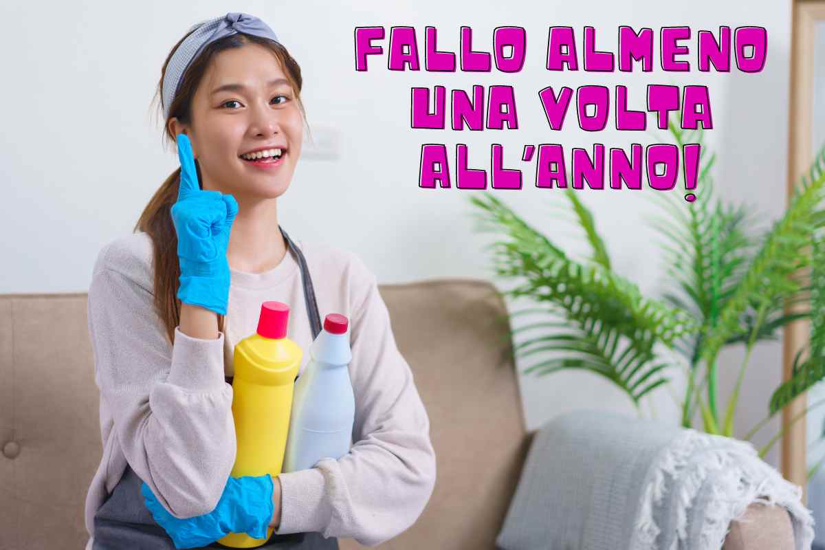 pulizie una volta all'anno