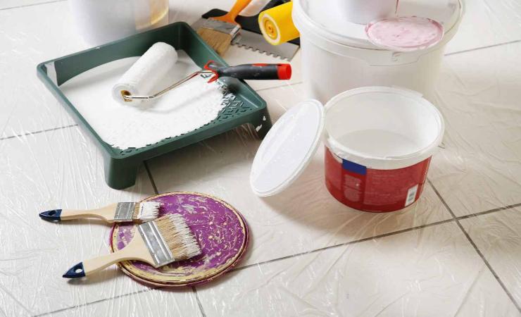 verniciare il linoleum si può