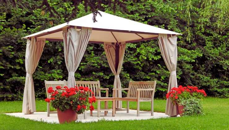 Telo del gazebo trucco