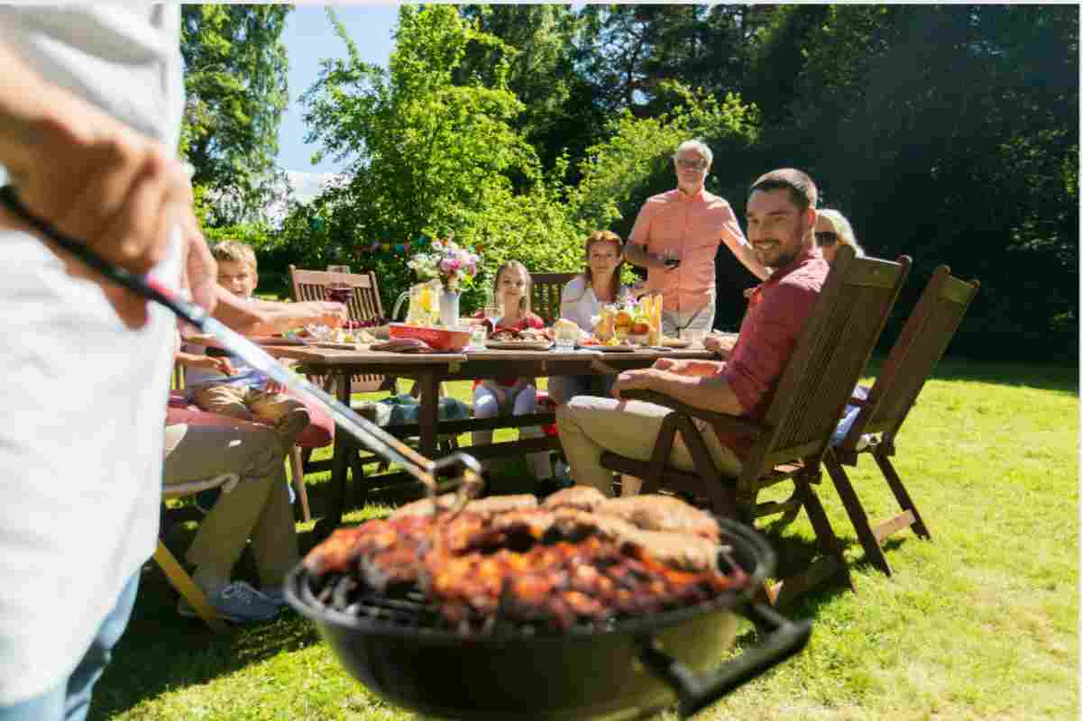 area barbecue in giardino come fare