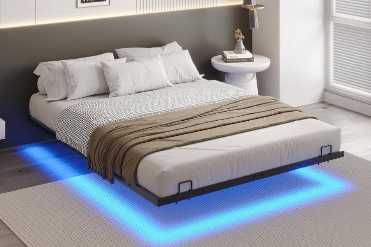 Letto con led sospeso DICTAT