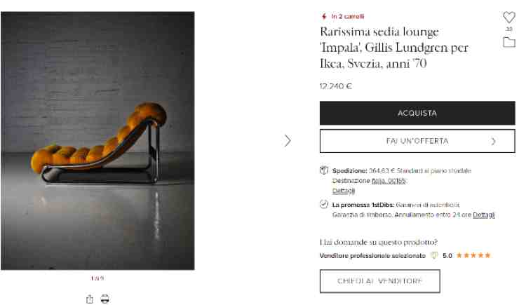 Poltrona IKEA dal valore incredibile