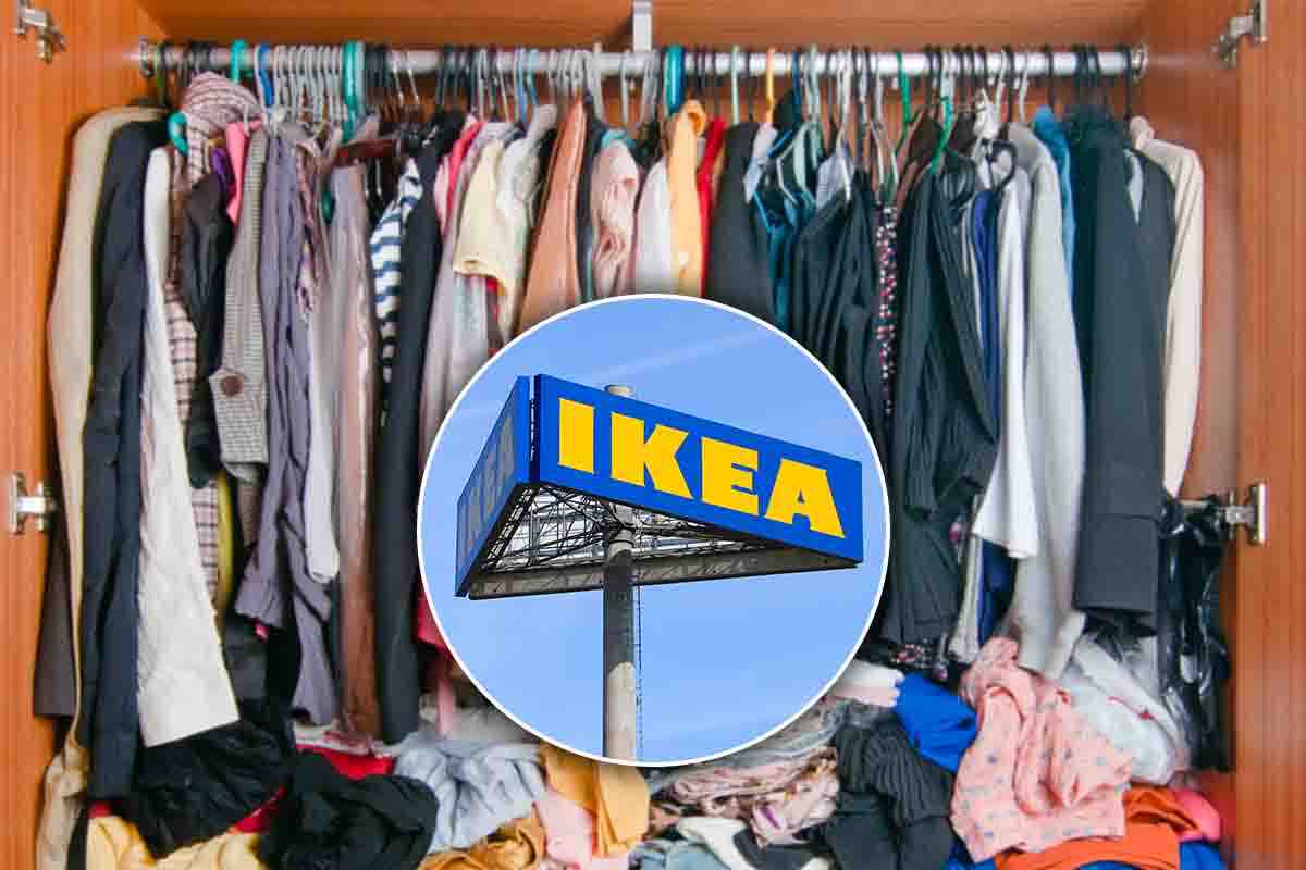 IKEA armadio soluzione senza grucce