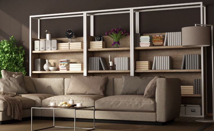 libreria arredo soggiorno consigli design