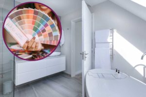 5 colori di tendenza per un bagno piccolo