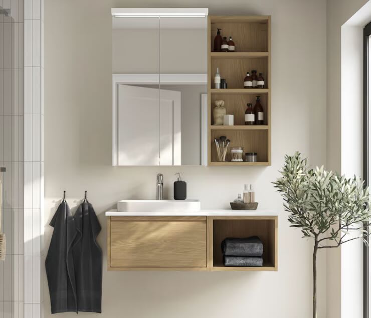 collezioni Ikea per arredare un bagno piccolissimo