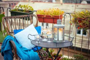 come preparare il balcone all'inverno