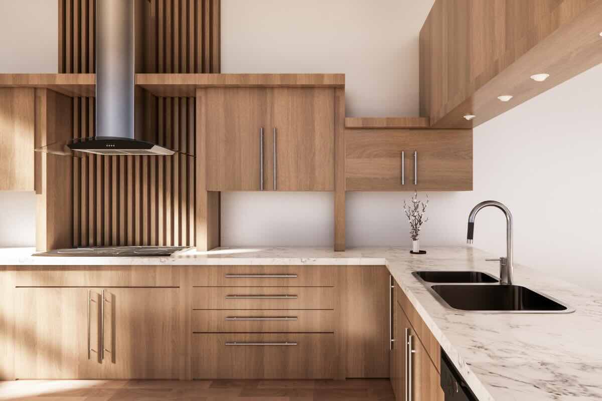 Cucina organizzata e rassicurante Feng Shui