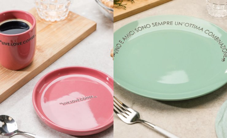 kasanova collezione frasi piatti accessori cucina 