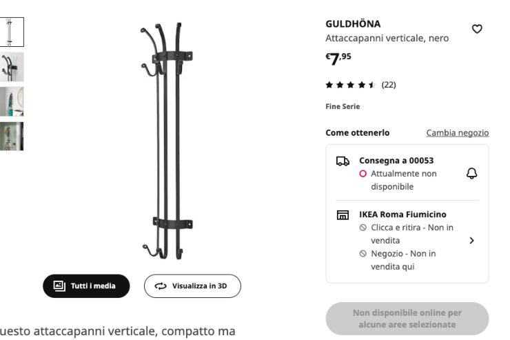 Attaccapanni ikea