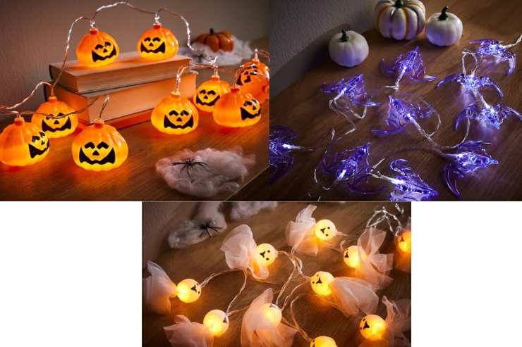 Catene luminose Halloween Lidl 