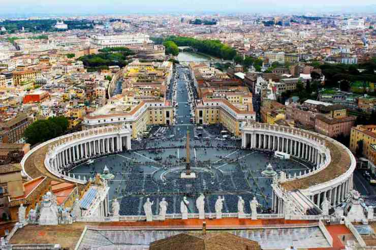 Giubileo Roma, veduta aerea