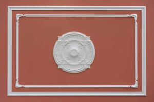 soffitto in cartongesso con decoro