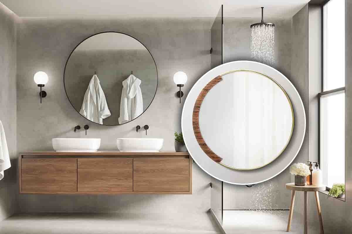 specchi da bagno con mobili contenitivi