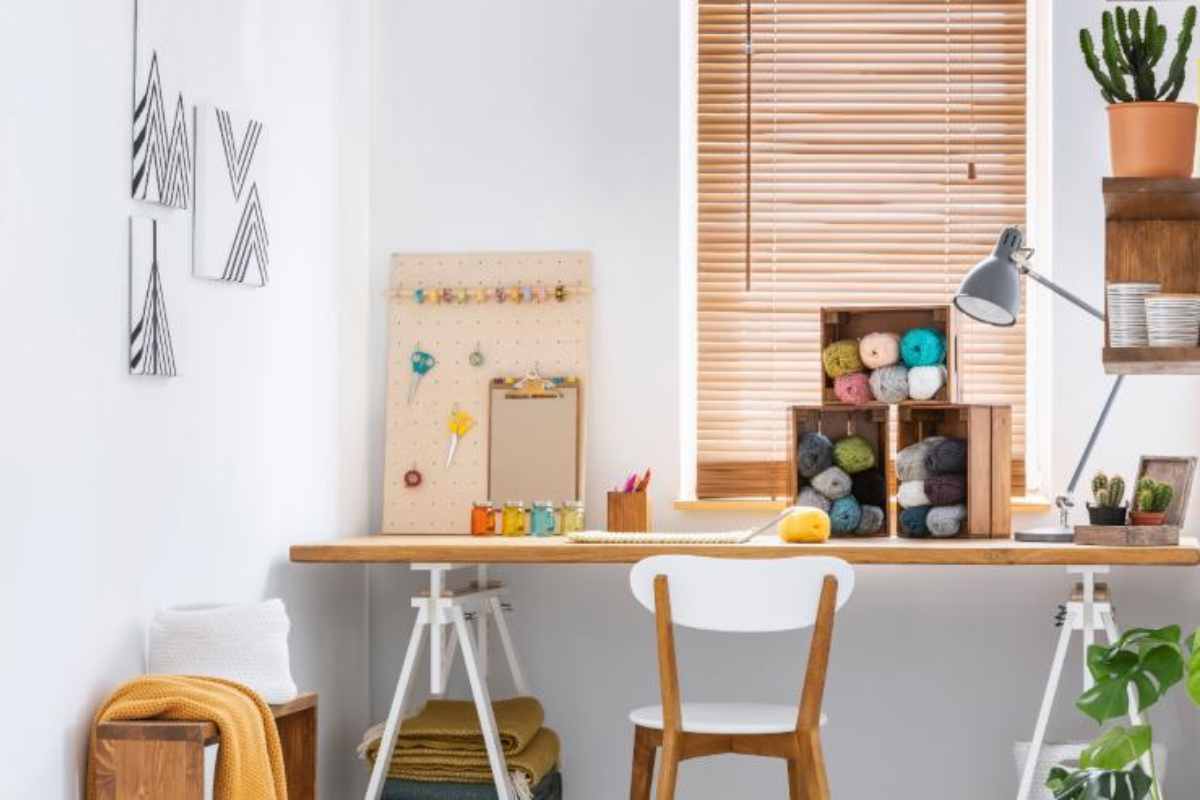 studio d'arte fai da te in casa come organizzare