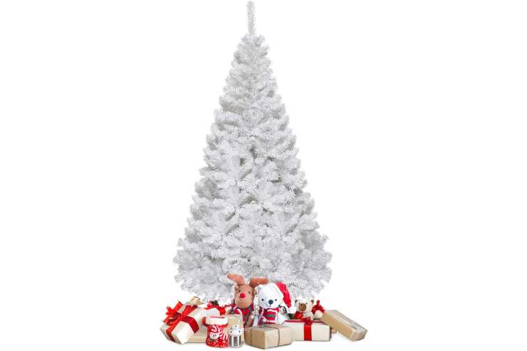 Albero di Natale bianco Costway 