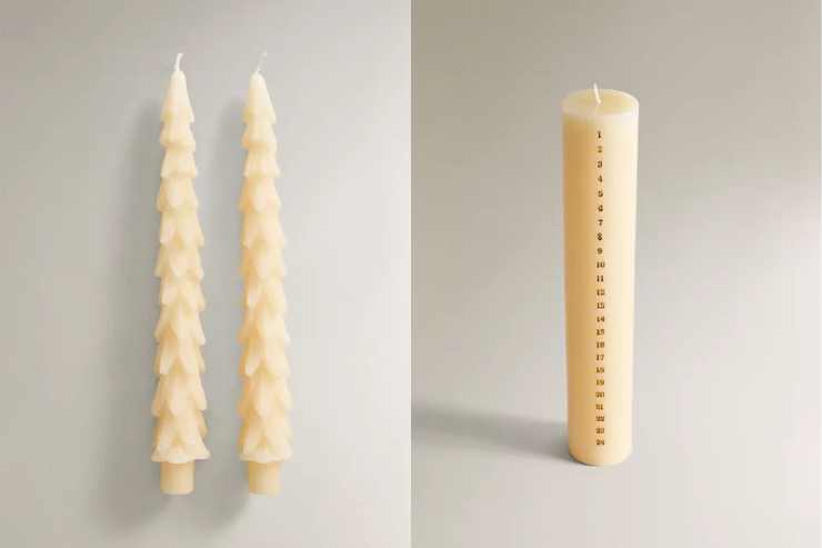 Candele natalizie decorative Zara Home 