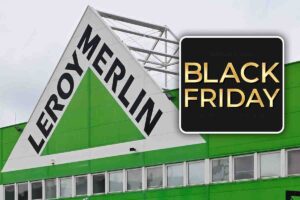 Insegna Leroy Merlin Black Friday