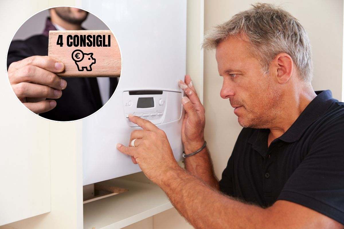 4 consigli uomo imposta caldaia