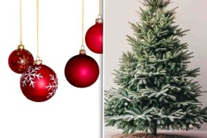 palline e albero di Natale