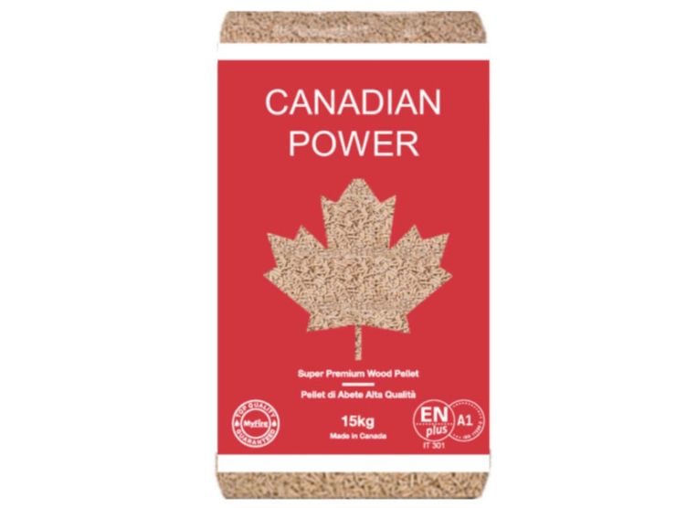 Pellet Canadianpower sacco da 15 chili