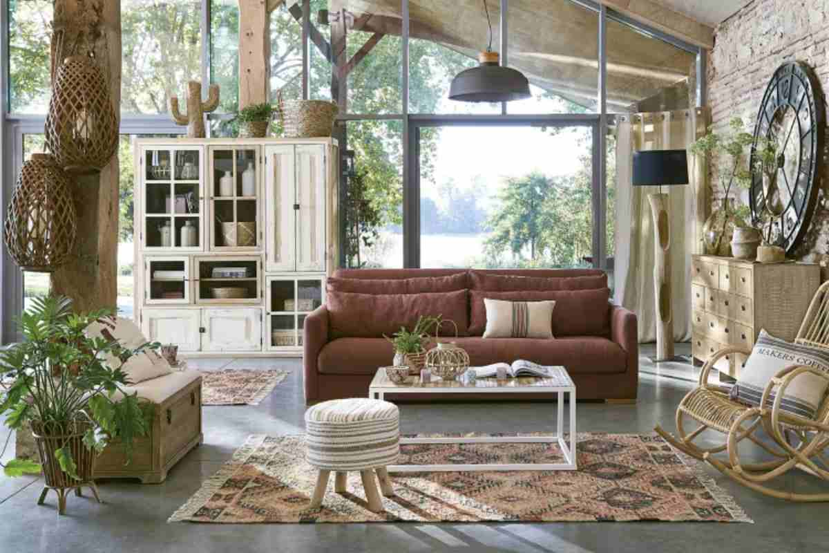 Soggiorno stile Campagna Chic Maisons du Monde