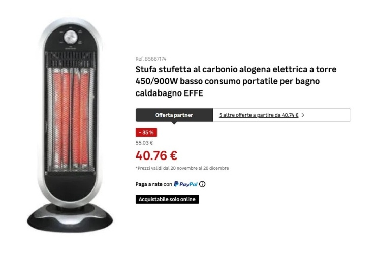 Stufa e descrizione