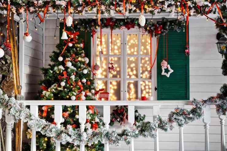 Luminarie balcone albero