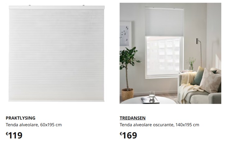 Modelli di tende Ikea