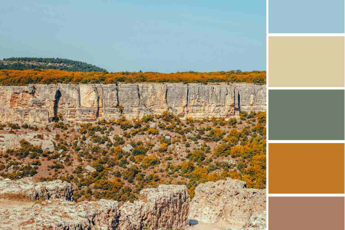 palette per arredare con i colori della natura