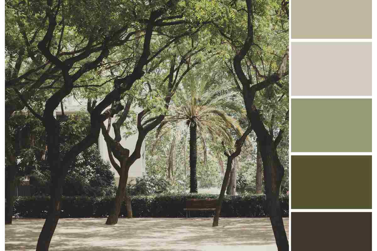 Arredare con i colori della natura palette verde 