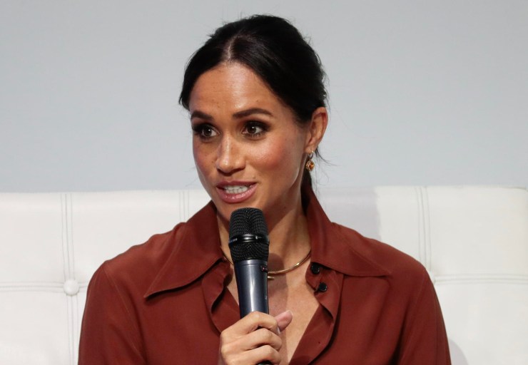 Meghan Markle microfono