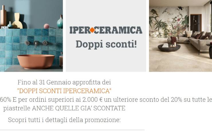 Pagina offerta Iperceramica