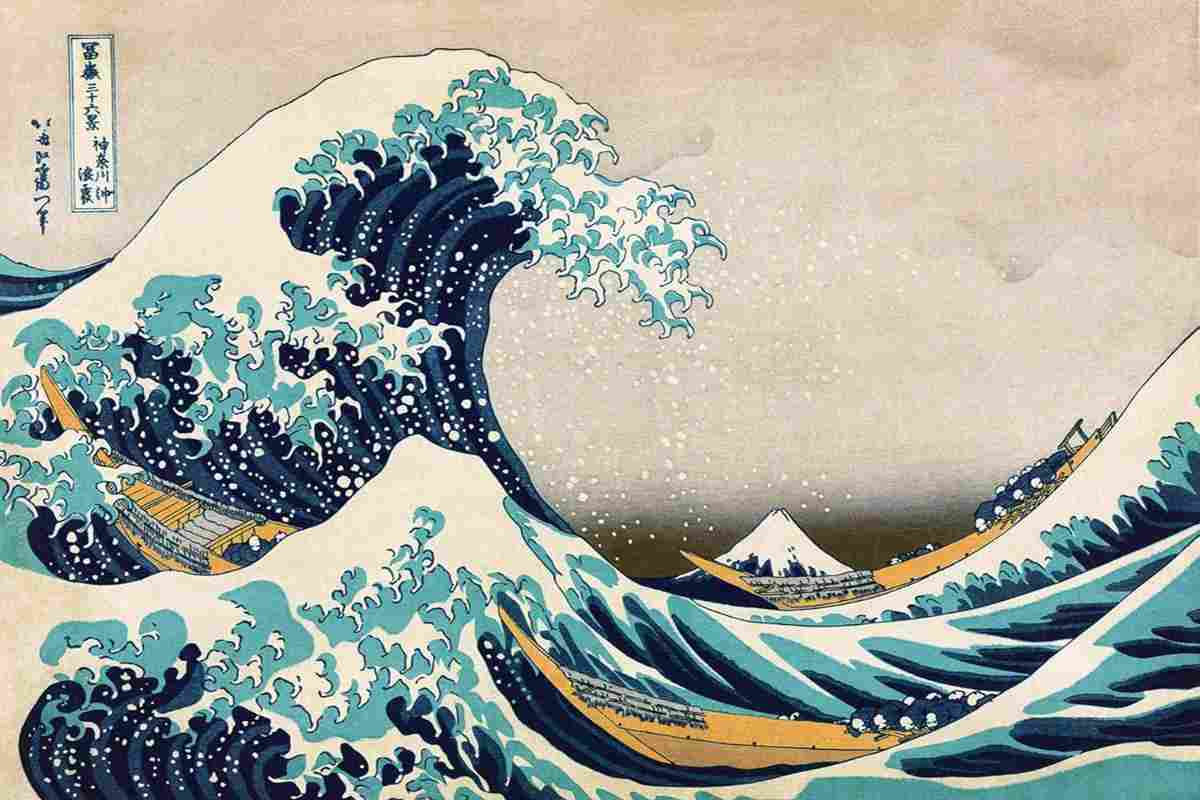 Stampa Onda Hokusai 