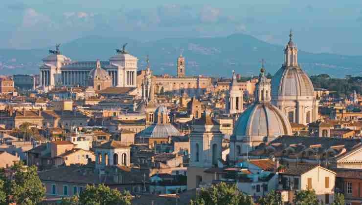 panorama di Roma 