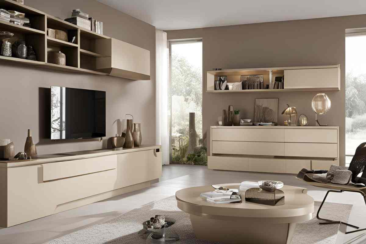 arredo living verde salvia beige